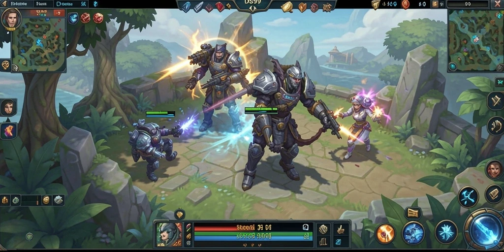 Menampilkan gameplay seru di dunia petualangan MMORPG.