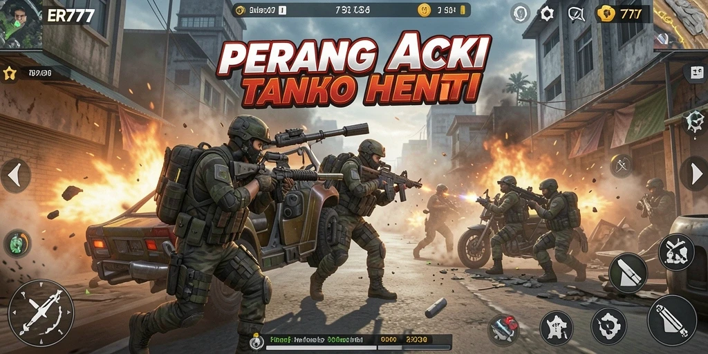Tangkapan layar gameplay <strong>ER777</strong> menampilkan aksi seru dalam pertempuran.