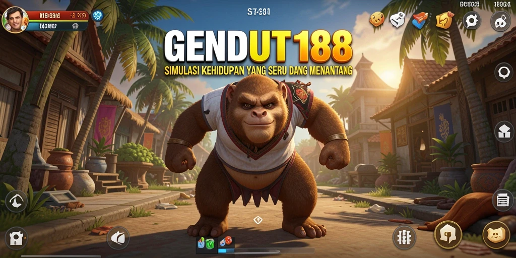 Tampilan gameplay yang mendalam dan interaktif di GENDUT188.