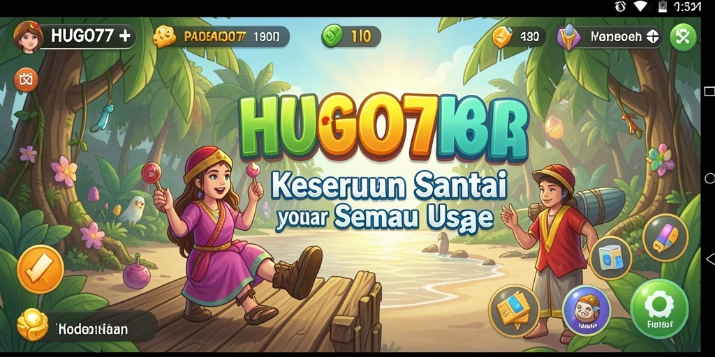 Screenshot gameplay HUGO77 yang menampilkan aksi seru dan interaksi karakter.