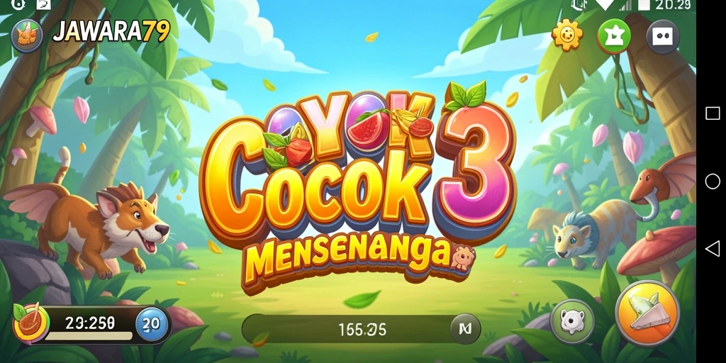 Tampilan gameplay JAWARA79 yang penuh warna dan menyenangkan.