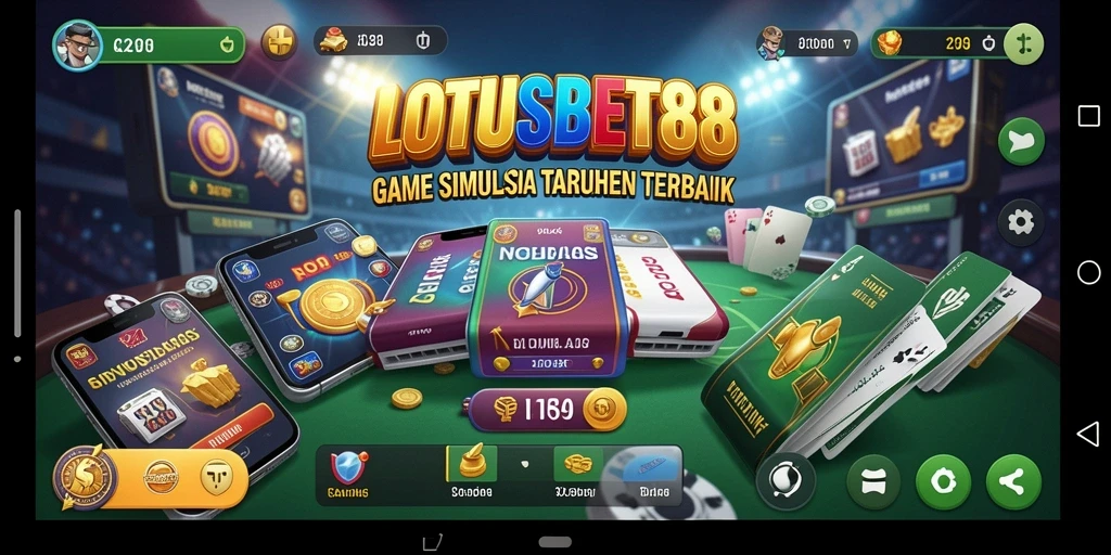Tampilan gameplay menarik dari LOTUSBET88 yang menampilkan berbagai jenis permainan.