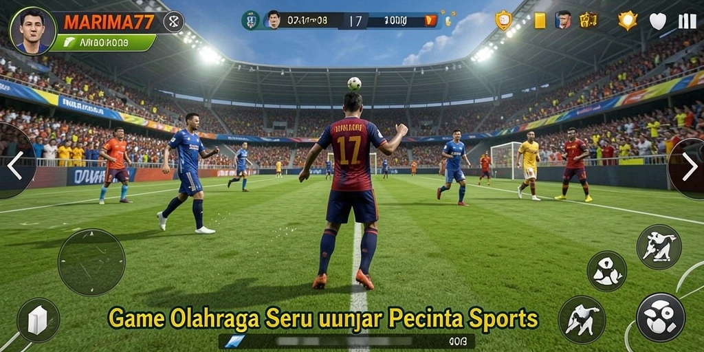 Tampilan gameplay MARIMA77 yang dinamis dan menarik di berbagai olahraga.