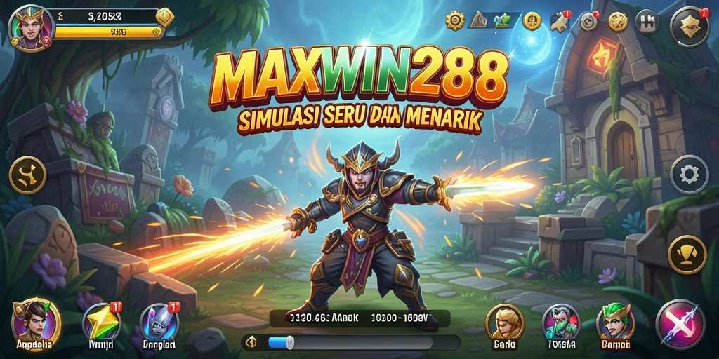 Tampilan gameplay menarik dari <strong>MAXWIN288</strong> yang menyajikan simulasi seru.