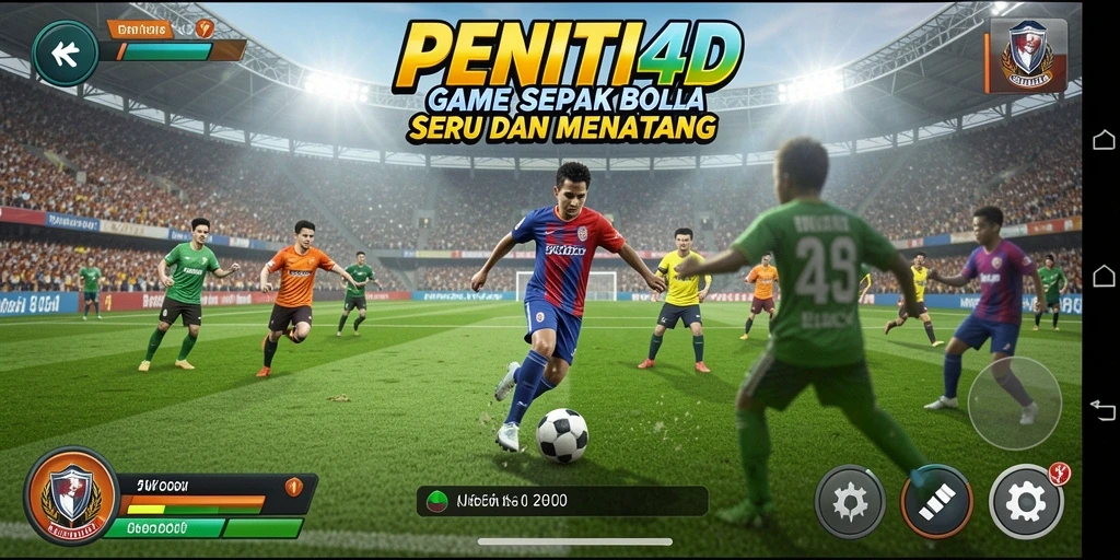 Tangkap momen seru dalam permainan sepak bola dengan PENITI4D.