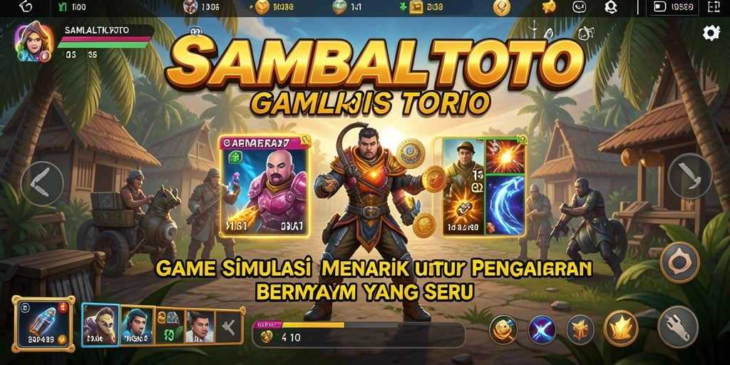 Tampilan gameplay menarik dari SAMBALTOTO yang menghidupkan pengalaman simulasi.