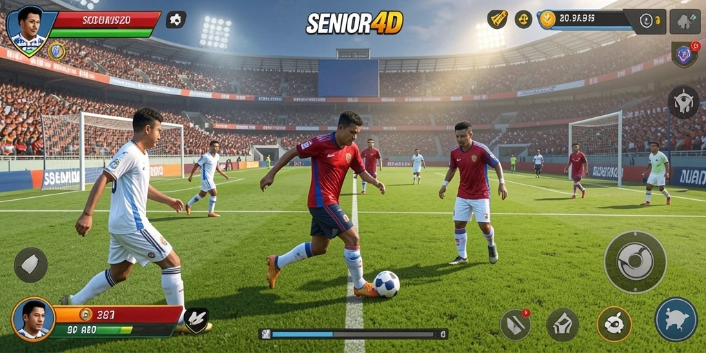 Tampilan menakjubkan gameplay <strong>SENIOR4D</strong> yang seru.